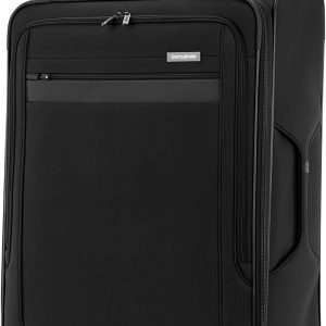 Ascella 3.0 Softside Expandable Luggage, Black, Large Exp Spinner